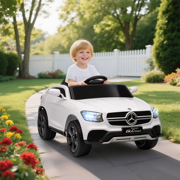 Elektroauto Mercedes-Benz GLC Coupe 12V für Kinder mit Fernbedienung LED und Musik 3-6 Jahre