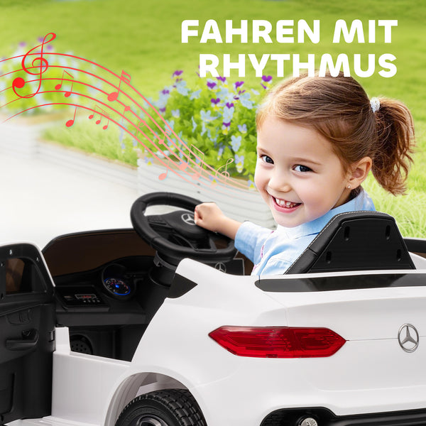 Elektroauto Mercedes-Benz GLC Coupe 12V für Kinder mit Fernbedienung LED und Musik 3-6 Jahre