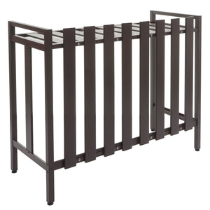 Metall Abdeckung Braun 80x90x39cm für Klimaanlage & Wärmepumpe