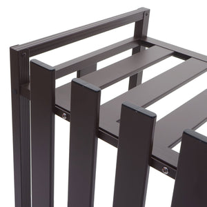 Metall Abdeckung Braun 80x90x39cm für Klimaanlage & Wärmepumpe