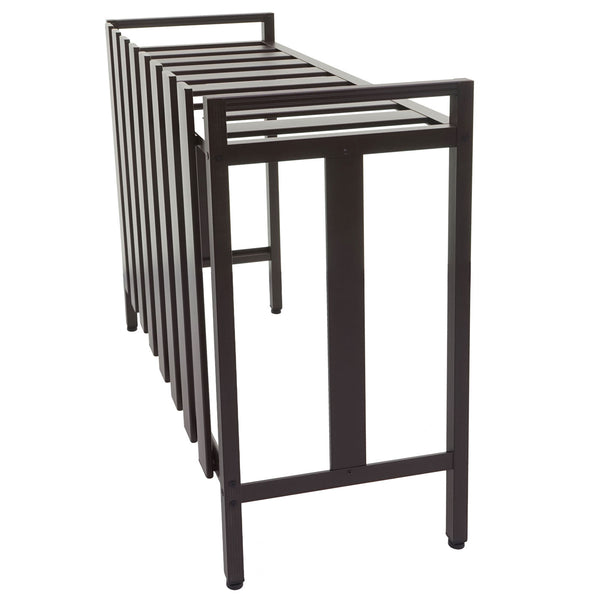 Metall Abdeckung Braun 80x90x39cm für Klimaanlage & Wärmepumpe