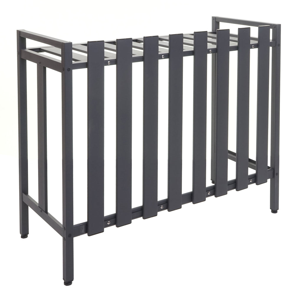Metall Abdeckung grau für Klimaanlage/Wärmepumpe 80x90x39 cm