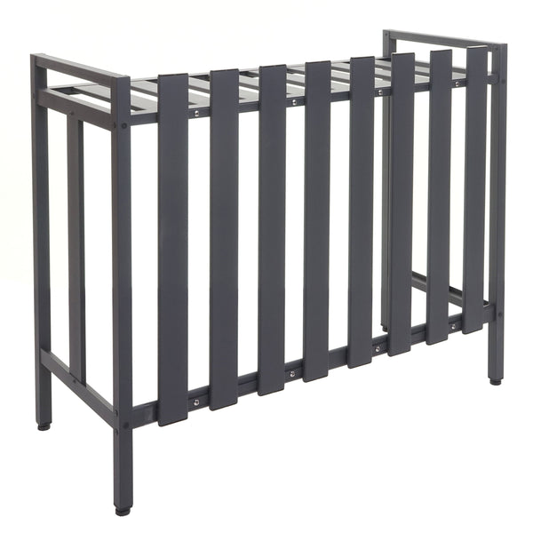 Metall Abdeckung grau für Klimaanlage/Wärmepumpe 80x90x39 cm