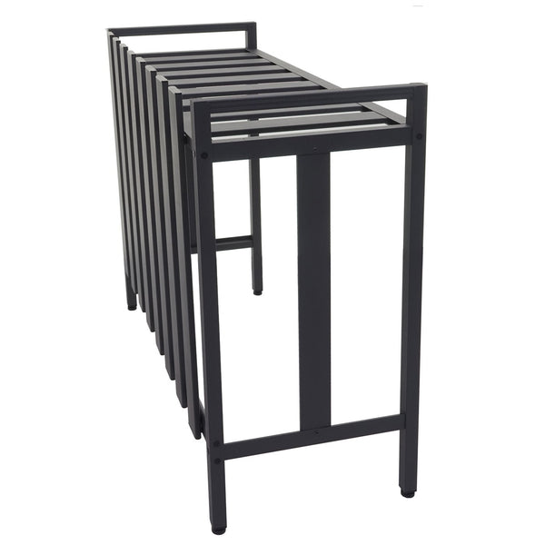 Metall Abdeckung grau für Klimaanlage/Wärmepumpe 80x90x39 cm