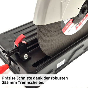Metall Kappsäge Gehrungssäge - 2600W Scheibe 355mm