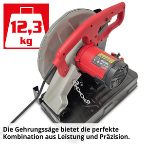 Metall Kappsäge Gehrungssäge - 2600W Scheibe 355mm