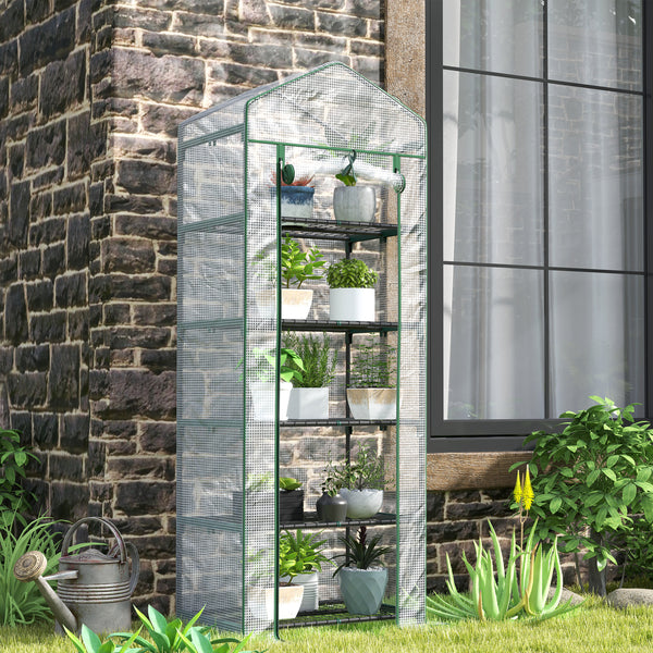 Mini-Gewächshaus für Pflanzen und Gemüse für Garten und Balkon