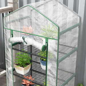 Mini-Gewächshaus für Pflanzen und Gemüse für Garten und Balkon