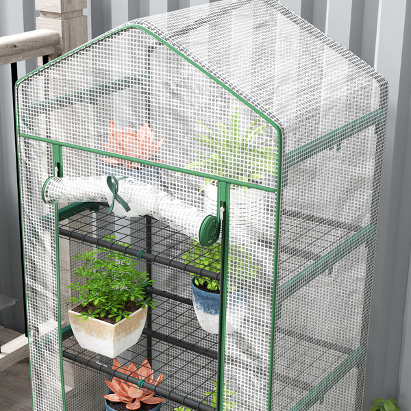 Mini-Gewächshaus für Pflanzen und Gemüse für Garten und Balkon