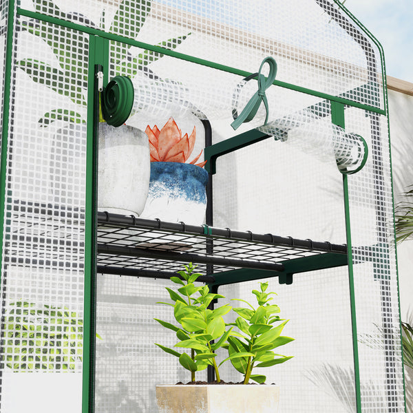 Mini-Gewächshaus für Pflanzen und Gemüse für Garten und Balkon