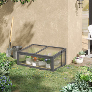 Mini-Gewächshaus klein mit Polycarbonat lichtdurchlässig für Garten