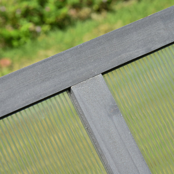 Mini-Gewächshaus klein mit Polycarbonat lichtdurchlässig für Garten