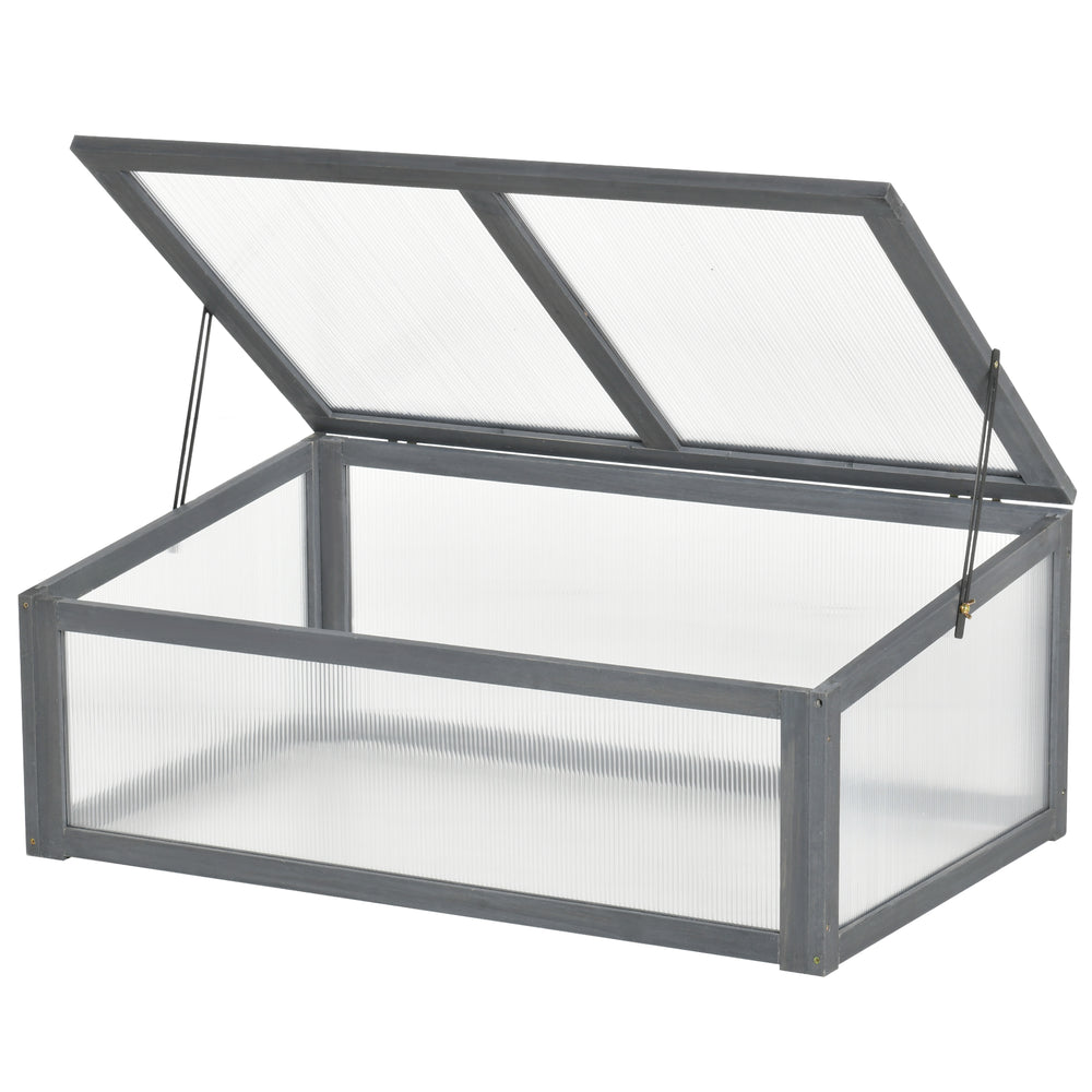 Mini-Gewächshaus klein mit Polycarbonat lichtdurchlässig für Garten