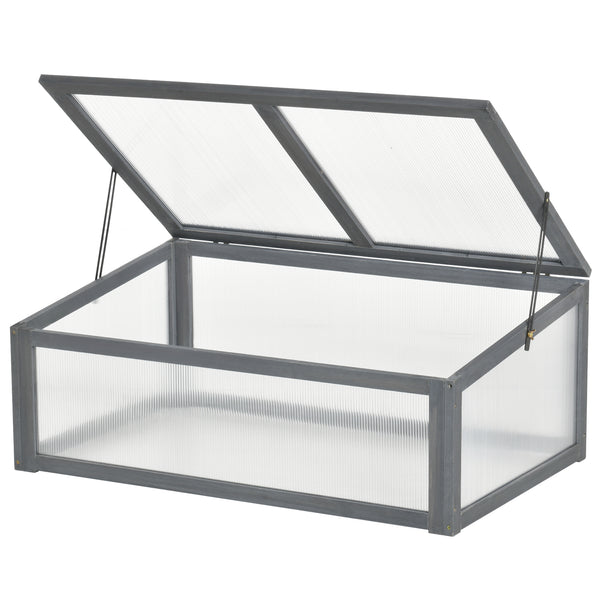 Mini-Gewächshaus klein mit Polycarbonat lichtdurchlässig für Garten