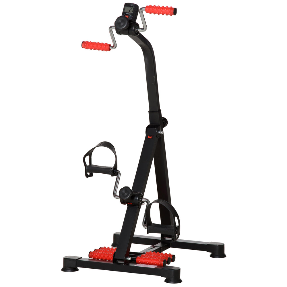 Mini Heimtrainer Pedaltrainer für Senioren verstellbar mit LCD Display