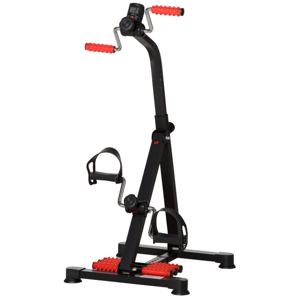 Mini Heimtrainer Pedaltrainer für Senioren verstellbar mit LCD Display