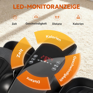 Mini Pedaltrainer rutschfest mit LED-Display und Fernbedienung