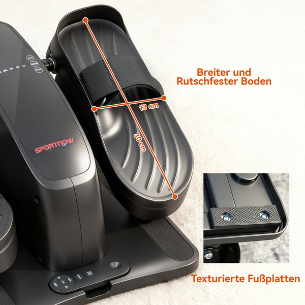 Mini Pedaltrainer rutschfest mit LED-Display und Fernbedienung