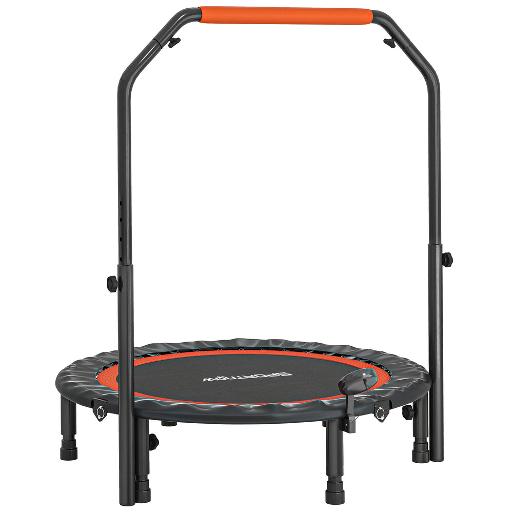 Mini-Trampolin mit verstellbarem Haltegriff und LCD für Fitness