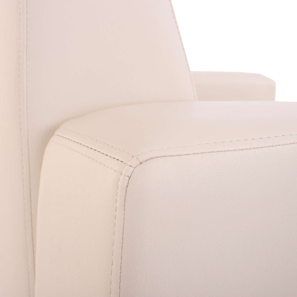 Modular Seitenteil links Sessel Armlehne Lyon Kunstleder creme