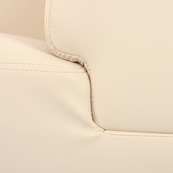 Modular Seitenteil rechts Sessel Armlehne Lyon Kunstleder creme