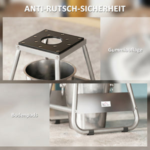 Motorradständer Universal bis 500kg aus Stahl grau