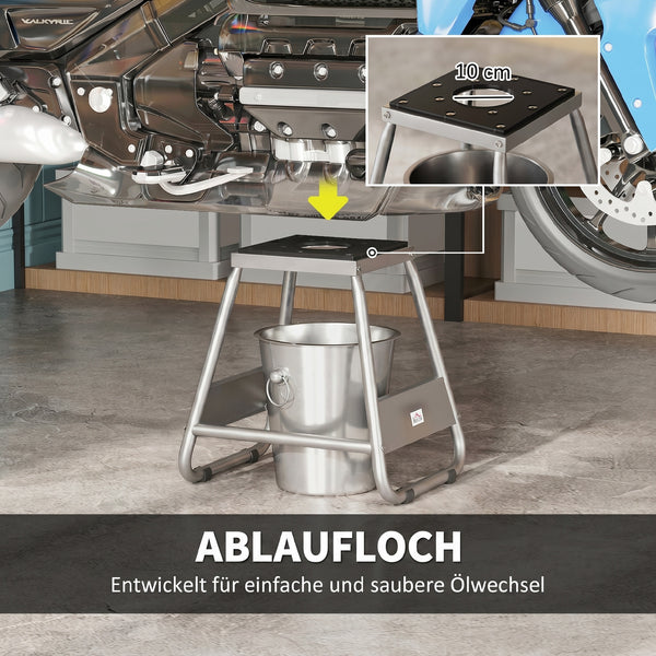 Motorradständer Universal bis 500kg aus Stahl grau