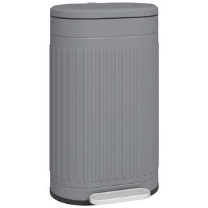 Mülleimer Treteimer mit Deckel Soft-Close 30L grau