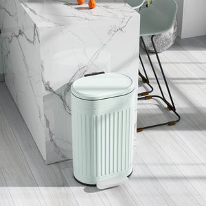 Mülleimer Treteimer mit Deckel und Soft-Close 30L grün