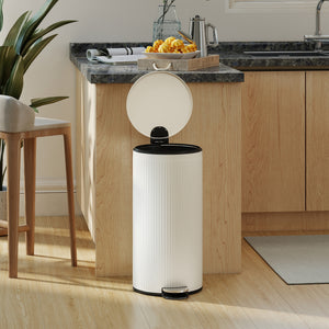 Mülleimer Treteimer mit Softclose und Pedal 30L schwarz