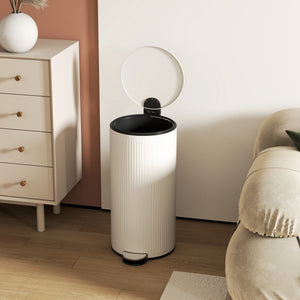 Mülleimer Treteimer mit Softclose und Pedal 30L schwarz