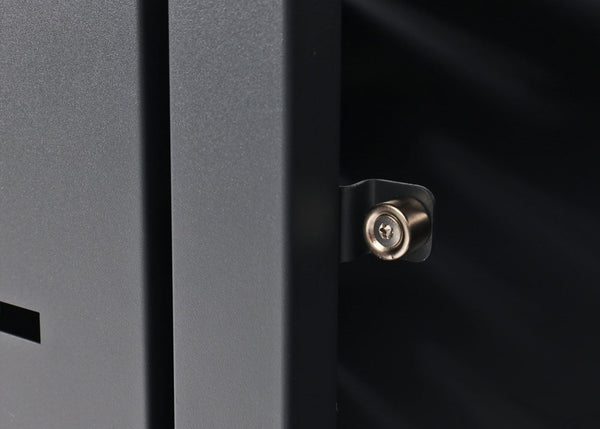 Mülltonnenbox 2er mit Pflanzkasten aus Edelstahl & Metall. erweiterbar