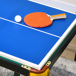 2in1 Multigame Spieletisch Tischtennis & Billard für Kinder & Erwachsene