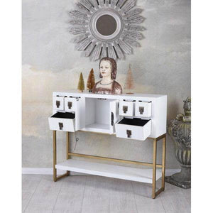 SIDEBOARD WEISS ANRICHTE CHINESISCHER HOCHZEITSSCHRANK