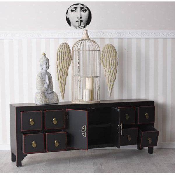TV LOWBOARD CHINESISCHER HOCHZEITSSCHRANK SIDEBOARD
