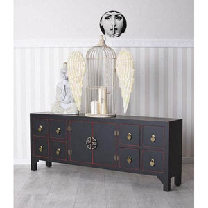 TV LOWBOARD CHINESISCHER HOCHZEITSSCHRANK SIDEBOARD