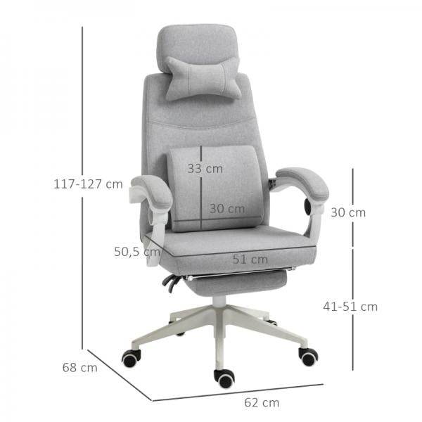 Bürostuhl, Gamingstuhl, Stuhl mit Rollen, Ergonomisches Design