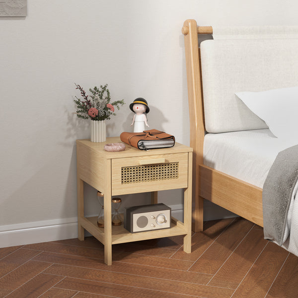 Nachttisch Beistelltisch mit Schublade für Schlafzimmer
