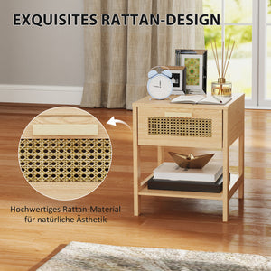 Nachttisch Beistelltisch mit Schublade für Schlafzimmer