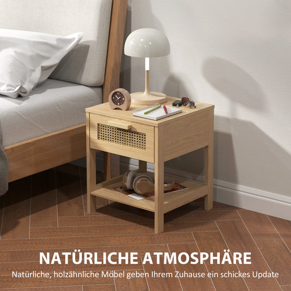 Nachttisch Beistelltisch mit Schublade für Schlafzimmer