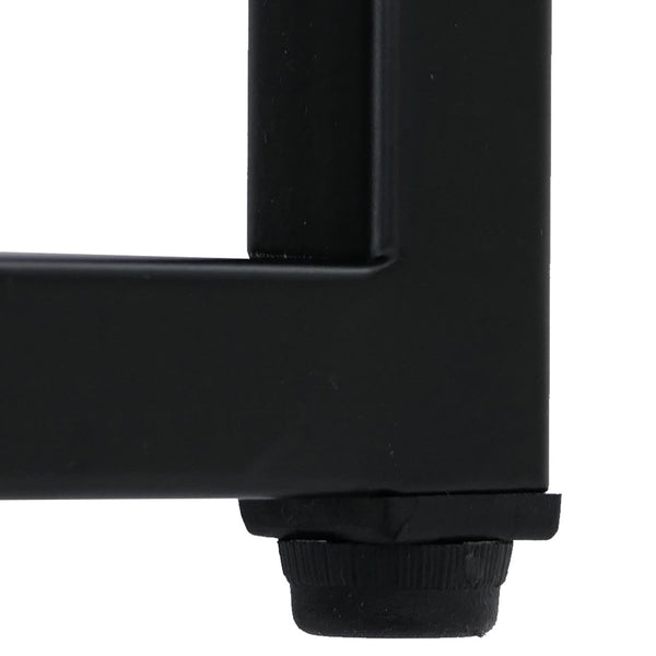 Nachttisch Kommode Beistelltisch Schublade Metall 50x43x41cm schwarz