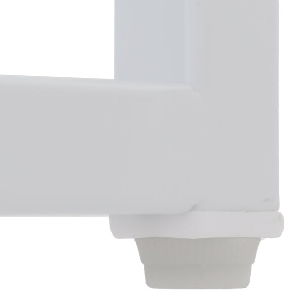 Nachttisch Kommode Beistelltisch Schublade Metall 50x43x41cm weiss