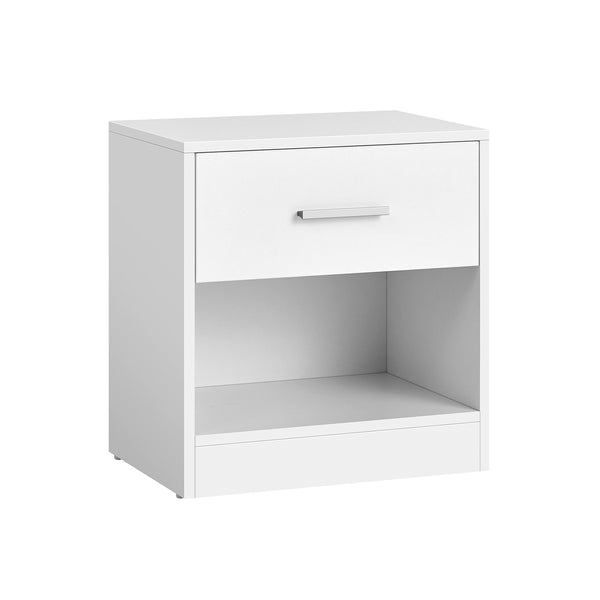 Nachttisch mit Schublade Weiss