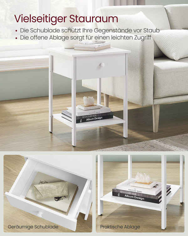 Nachttisch Schubladentisch mit Schublade