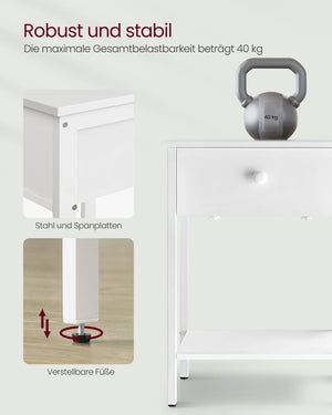 Nachttisch Schubladentisch mit Schublade
