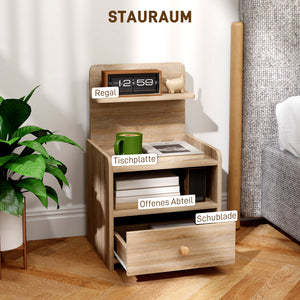 Nachttisch modern mit Stauraum aus Holz für Schlafzimmer