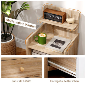 Nachttisch modern mit Stauraum aus Holz für Schlafzimmer