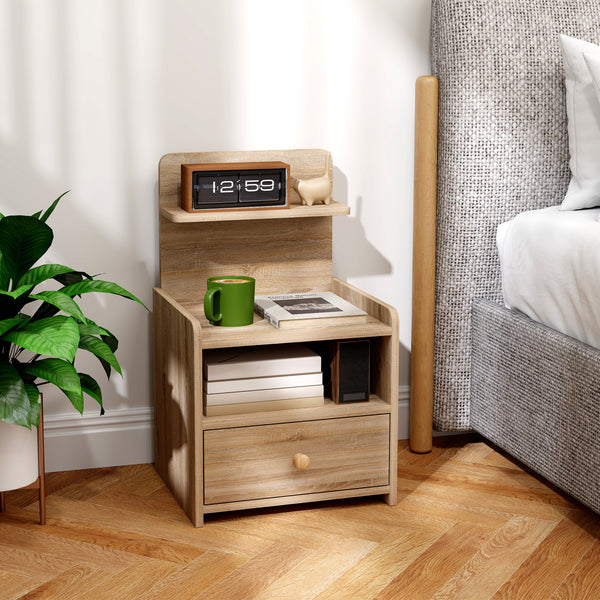 Nachttisch modern mit Stauraum aus Holz für Schlafzimmer