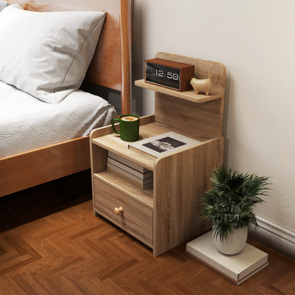 Nachttisch modern mit Stauraum aus Holz für Schlafzimmer