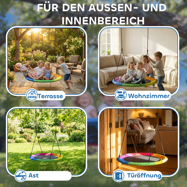 Nestschaukel höhenverstellbar für Kinder outdoor 120cm bis 300kg